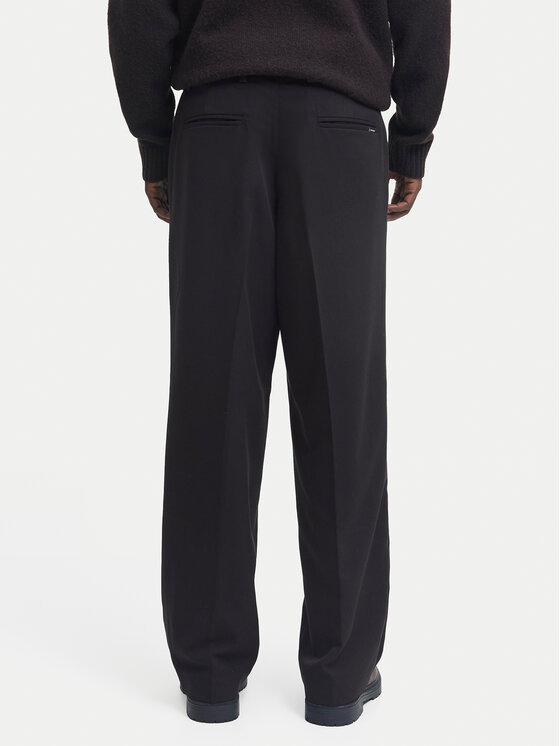 Jack & Jones Jack & Jones Chinos kelnes Bill 12293368 Juoda Wide Leg