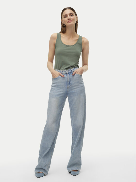 Vero Moda Vero Moda Top Lulu 10323756 Roheline Regular Fit