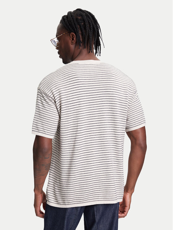 United Colors Of Benetton United Colors Of Benetton Тишърт 1195K109V Бежов Relaxed Fit