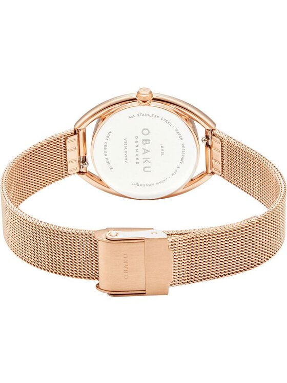 Obaku Obaku Hodinky V286LXVIMV Ružové zlato