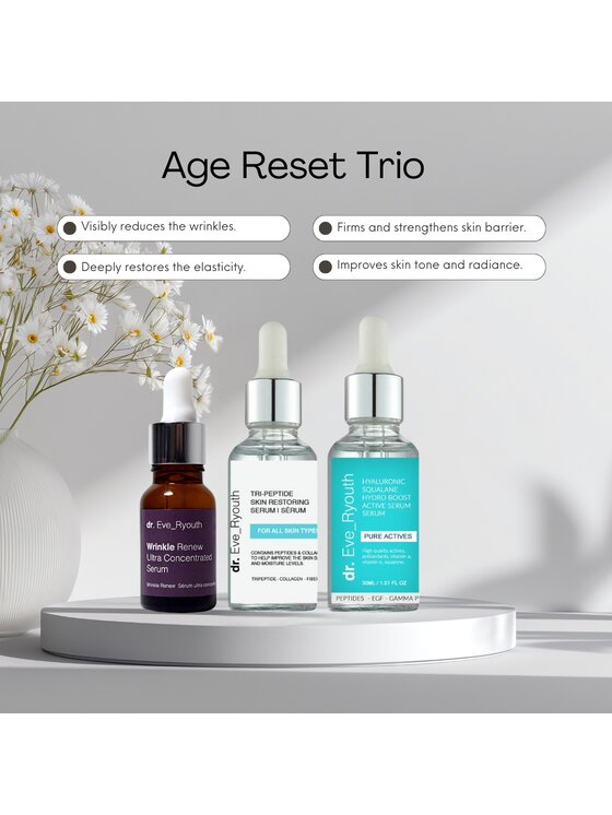 dr. Eve Ryouth dr. Eve Ryouth Wrinkle Renew HA Squalane Tri-Peptide. Serum
