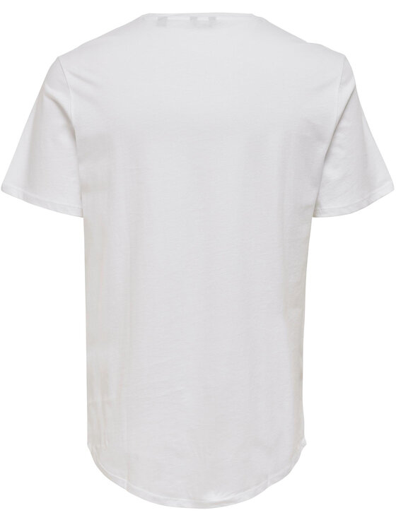 Only & Sons Only & Sons T-Shirt Matt 22002973 Biały Regular Fit