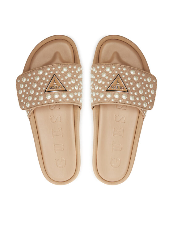 Guess Guess Шльопанці FLGCAN FAB19 Бежевий
