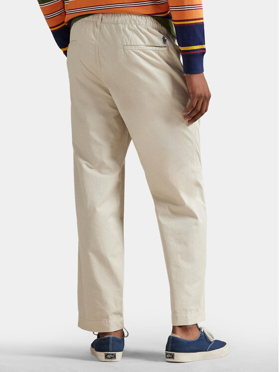 Polo Ralph Lauren Polo Ralph Lauren Kalhoty z materiálu 710P03052505 Béžová Regular Fit