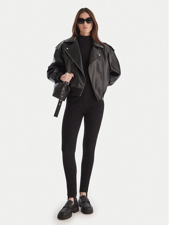 MICHAEL Michael Kors MICHAEL Michael Kors Colanți MF530W7JWV Negru Slim Fit