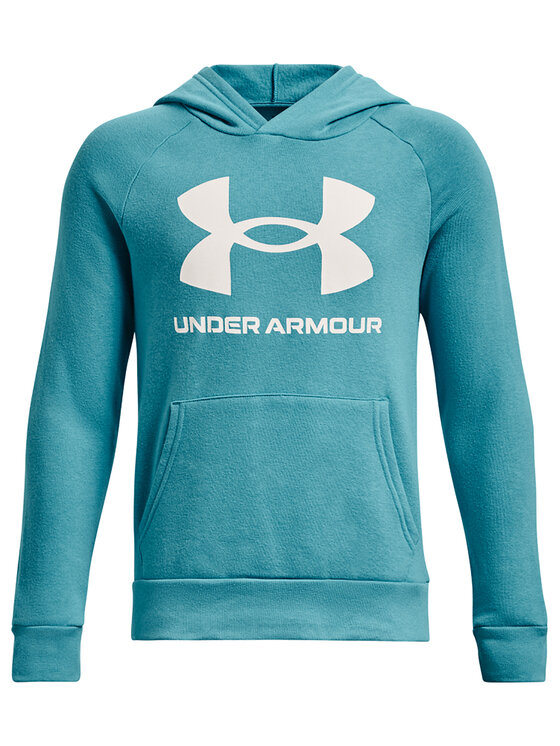 Under Armour Jopa UA Rival Fleece Hoodie 1357585 Zelena Relaxed Fit