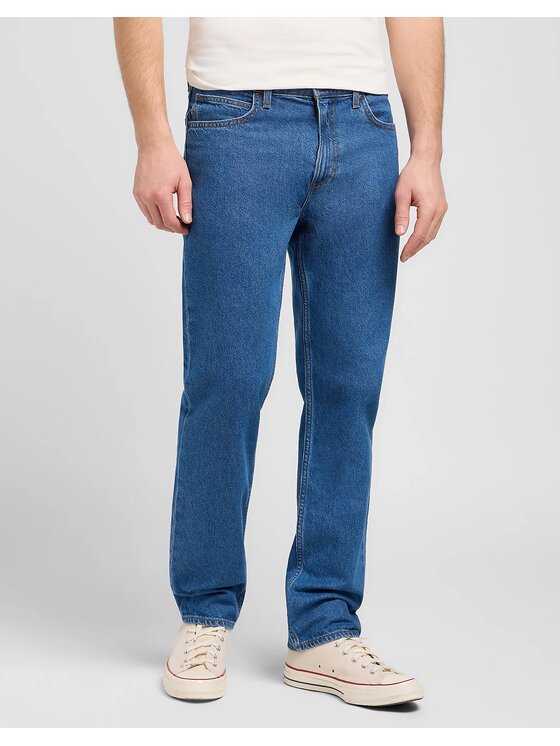 Lee Lee Jeansy WEST Niebieski Regular Fit