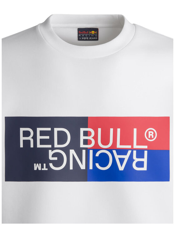 Pepe Jeans Pepe Jeans Bluza Red Bull Racing Color Block 2024 Biały Regular Fit