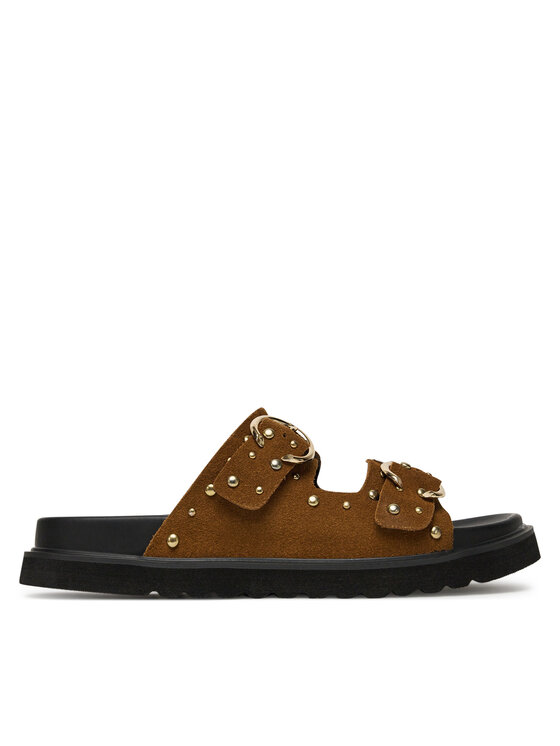DeeZee DeeZee Klapki 86009-13 Brązowy