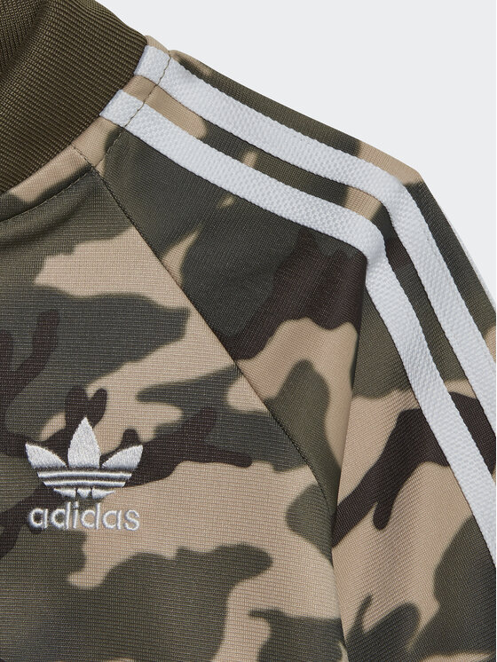 adidas Komplet dresowy Camo SST Set IC2108 Beżowy Regular Fit | Modivo.pl