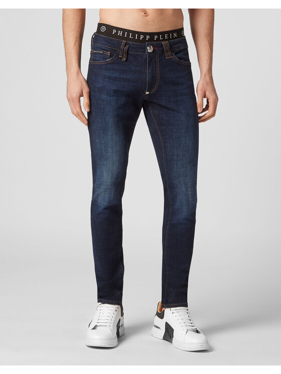 PHILIPP PLEIN PHILIPP PLEIN Jeansy 67 Světle modrá Slim Fit