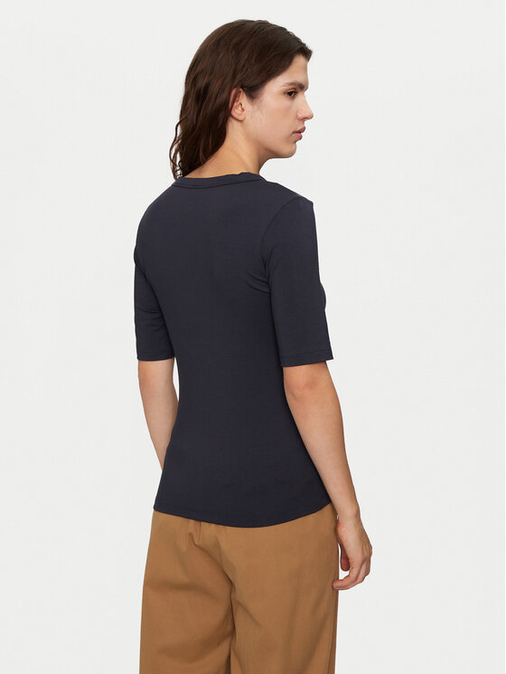 BOSS Boss Bluzka Efita 50461122 Granatowy Slim Fit