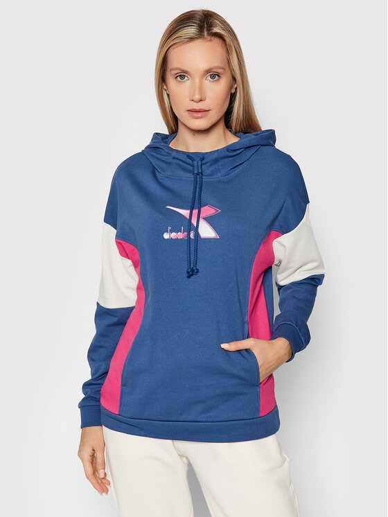 Diadora Diadora Bluza Lush 102.177781 Niebieski Regular Fit