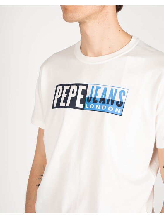 Pepe Jeans Pepe Jeans T-Shirt PM507757 | Gelu Λευκό Regular Fit