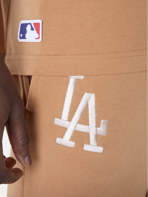 New Era New Era Sportske kratke hlače LA Dodgers MLB League Essential 60596178 Narančasta Regular Fit
