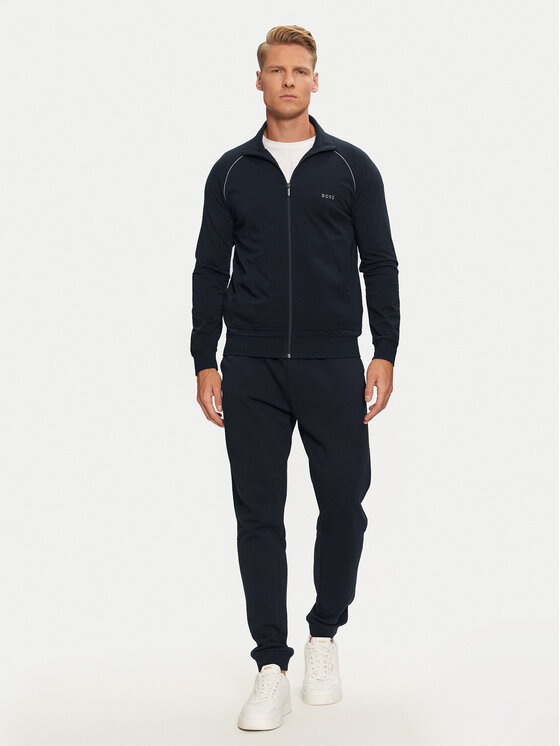 BOSS Boss Pulóver Mix&Match 50515366 Sötétkék Regular Fit
