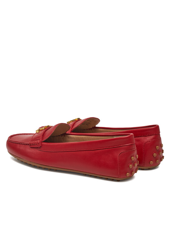 LAUREN RALPH LAUREN LAUREN RALPH LAUREN Mokasyny Barnsbury 802852847021 Czerwony