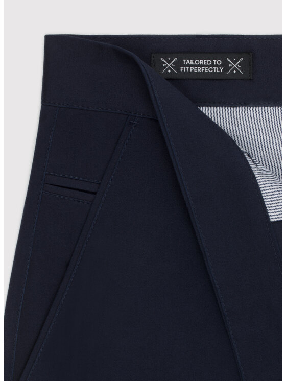 Pako Lorente Pako Lorente Spodnie materiałowe P25SB-WX-001 Granatowy Classic Fit