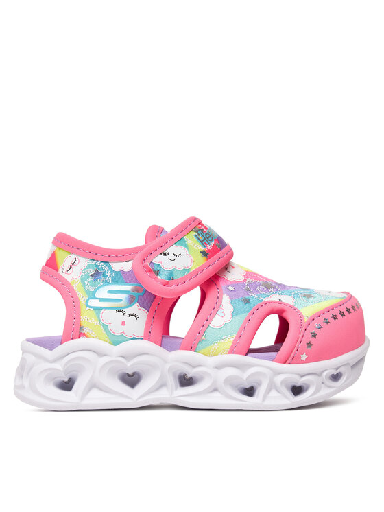 Sandale Skechers Heart Lights Sandals-Cutie Clouds 302977N/HPMT Roz