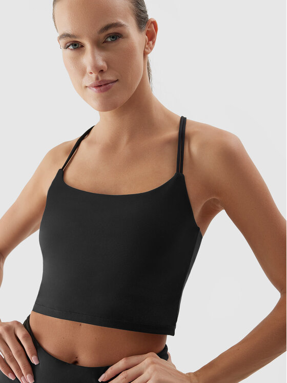4F 4F Felső 4FAW23TFTSF453 Szürke Slim Fit