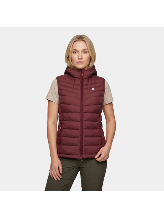 Alpinus Alpinus Kamizelka Aluta Bordowy Regular Fit