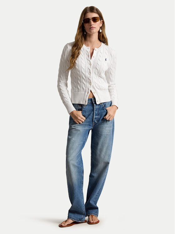 Polo Ralph Lauren Polo Ralph Lauren Кардиган 211971868007 Білий Slim Fit