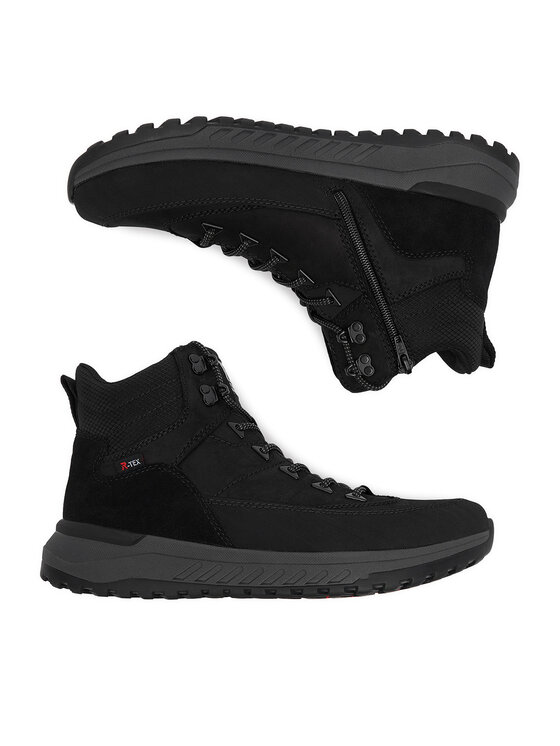 Rieker Rieker Schnürschuhe CEO-U0174-00 Schwarz