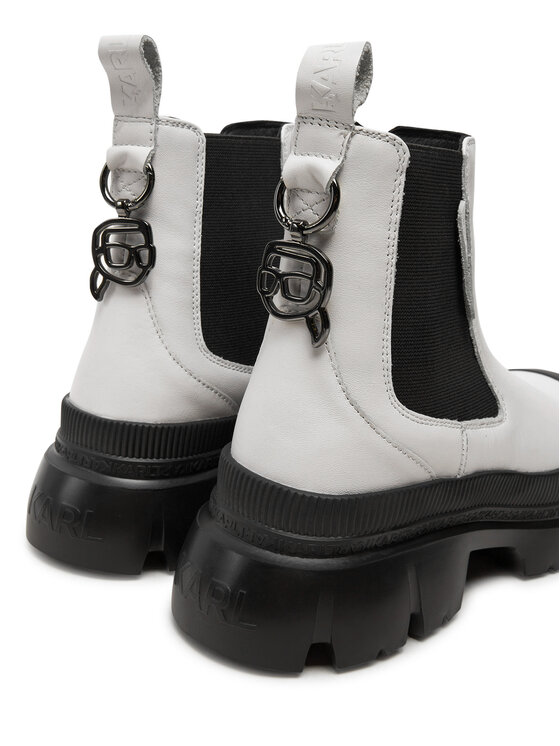 KARL LAGERFELD KARL LAGERFELD Chelsea cipele KL43534 Bijela