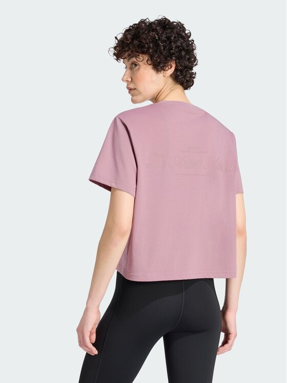 adidas adidas Koszulka techniczna 168790 Fioletowy Loose Fit
