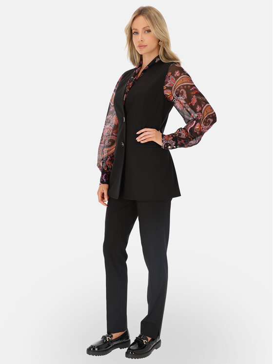 L’AF L’AF Kamizelka Ida Czarny Regular Fit