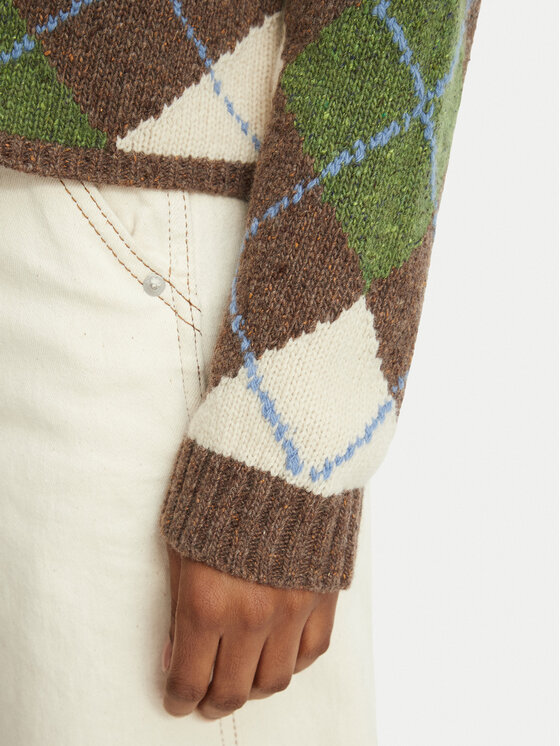 Weekend Max Mara Weekend Max Mara Πουλόβερ Vasaio 2625366252 Ανοιχτό καφέ Regular Fit