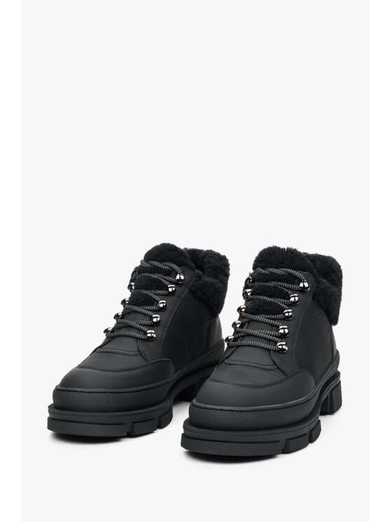 Estro Estro Μποτάκια ER00112245 Μαύρο