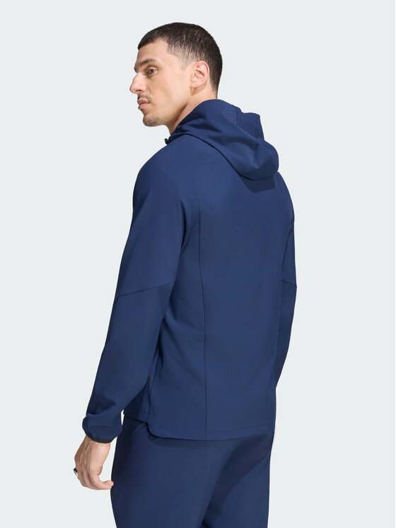 adidas adidas Wiatrówka 171998 Niebieski jasny Slim Fit