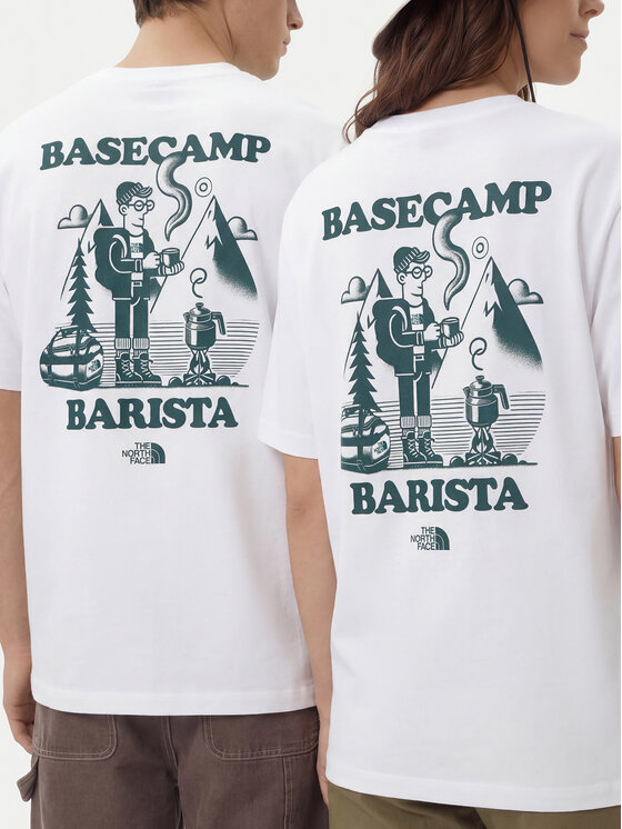 The North Face The North Face T-Shirt NF0A8JAA Λευκό Relaxed Fit