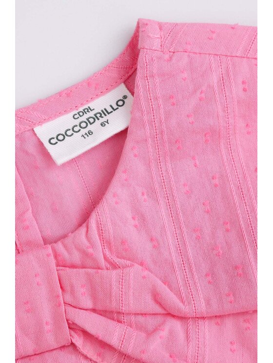 Coccodrillo Coccodrillo Bluzka WC5140201FGK-007 Różowy Regular Fit