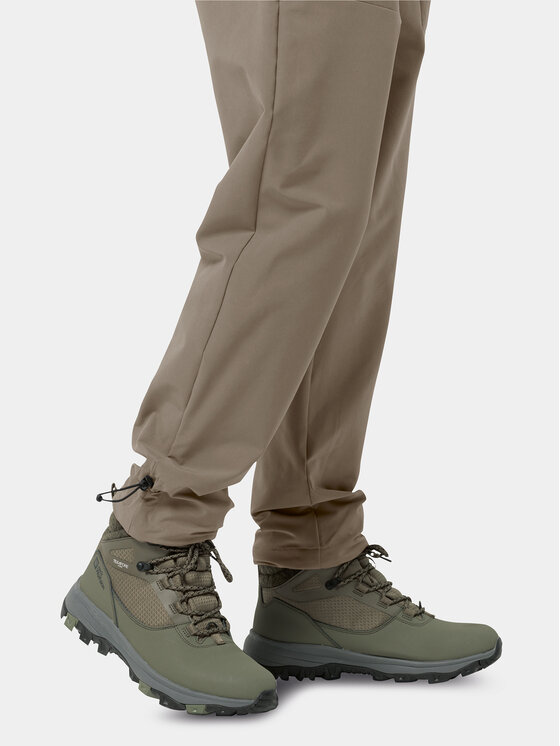 Jack Wolfskin Jack Wolfskin Spodnie outdoor Kiebitzweg Pants 1508471 Brązowy Regular Fit
