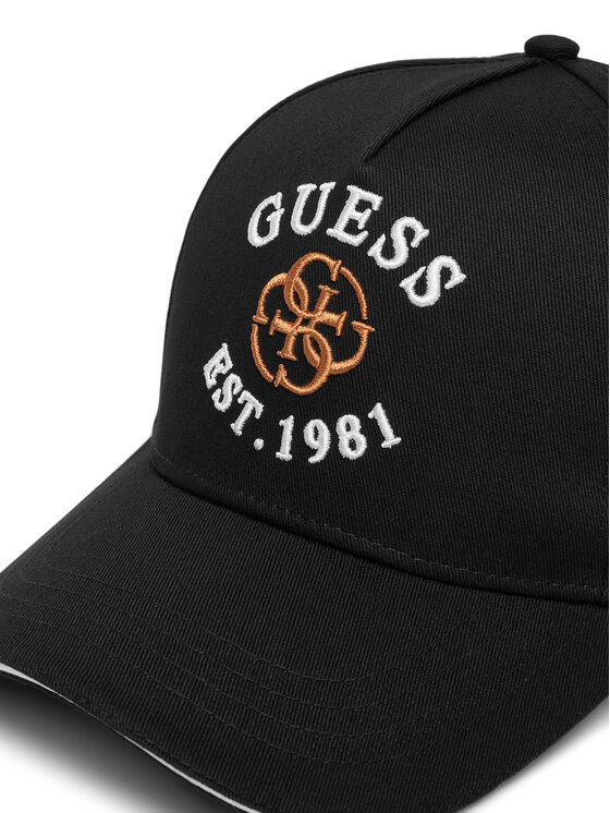 Guess Guess Kepurė su snapeliu V6RZ03 WO07T Juoda