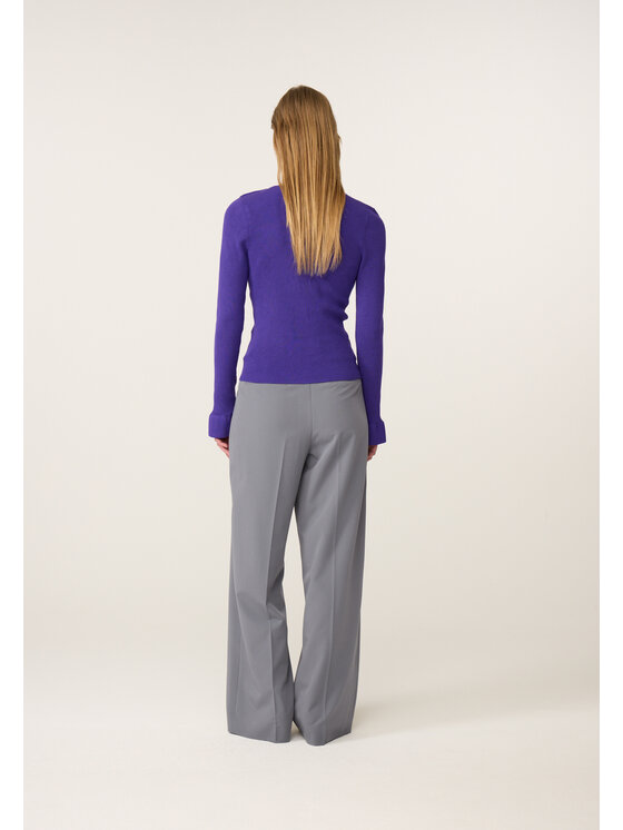 Fabienne Chapot Fabienne Chapot Sweter 6964-1857-173 Fioletowy Regular Fit