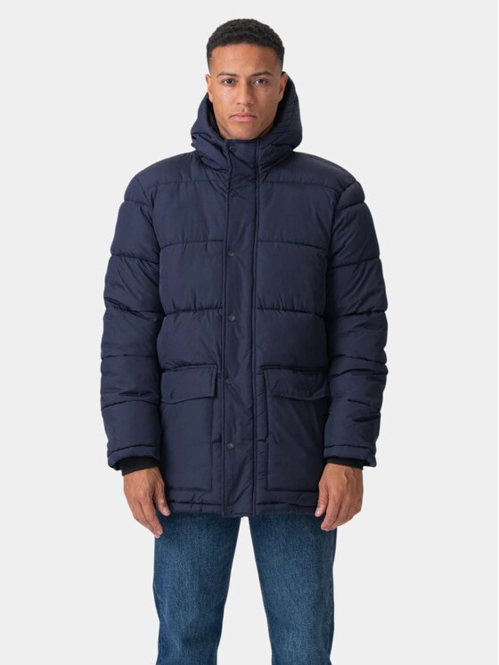 TeeShoppen TeeShoppen Kurtka outdoor 'Basic Collection' Granatowy Regular Fit