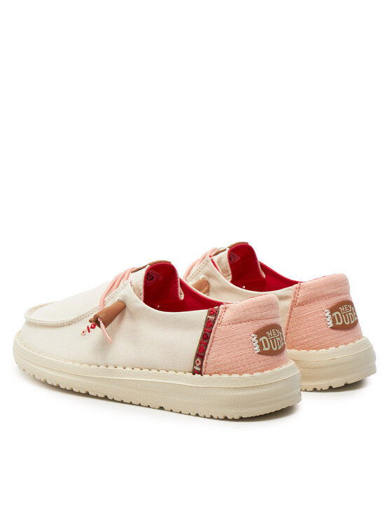 Hey Dude Hey Dude Scarpe basse Wendy Chambray Boho 40729-106 Écru