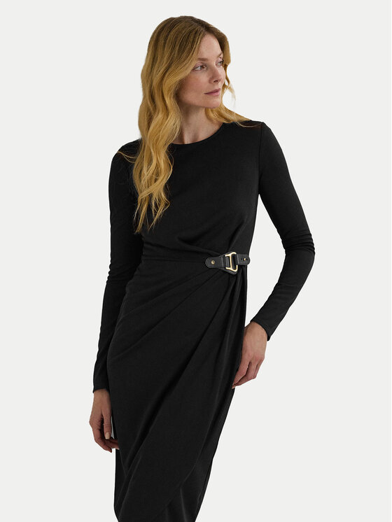 LAUREN RALPH LAUREN Každodenné šaty 250951397001 Hnedá Slim Fit