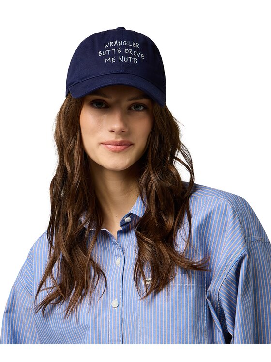Wrangler Wrangler Czapka z daszkiem 112372362 Granatowy