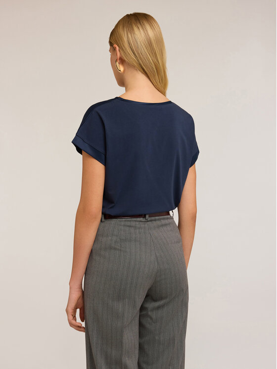 Motivi Motivi T-shirt G063W703439N034 Blu Regular Fit