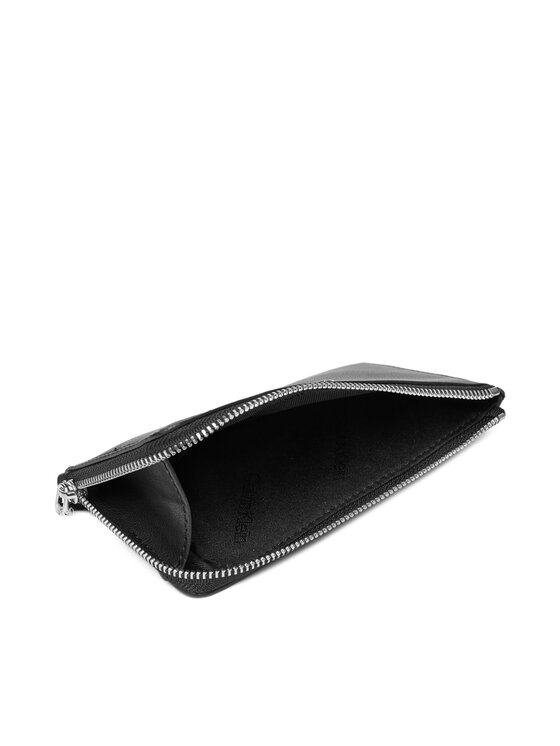 Calvin Klein Calvin Klein Custodie per carte di credito Ck Re-Lock Lg Cc Holder W L Zip LV04F1032G Nero