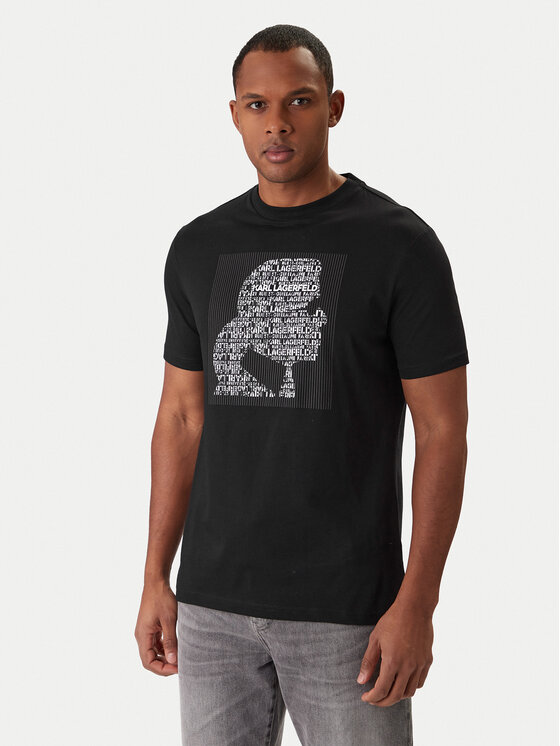 KARL LAGERFELD KARL LAGERFELD T-Shirt 755075 561252 Černá Regular Fit