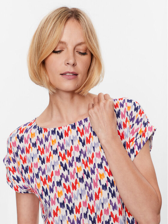 Seidensticker Seidensticker Blusa 60.134951 Rosso Regular Fit