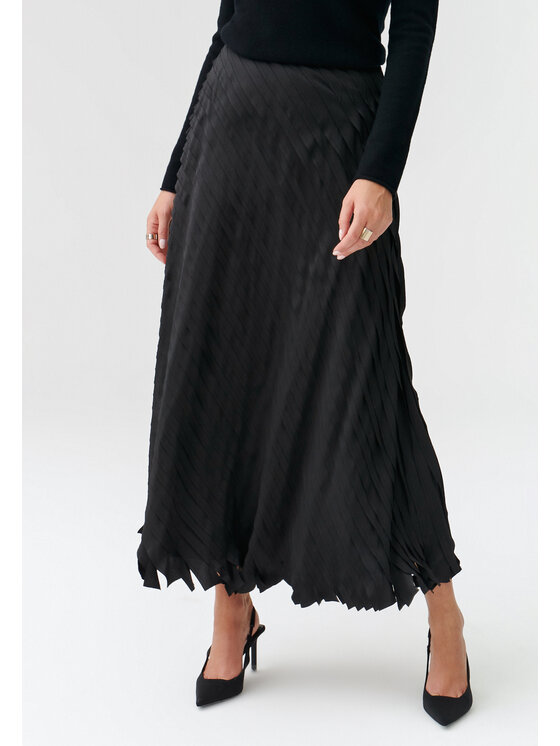 TATUUM TATUUM Spódnica midi DAKNA Czarny Flare Fit