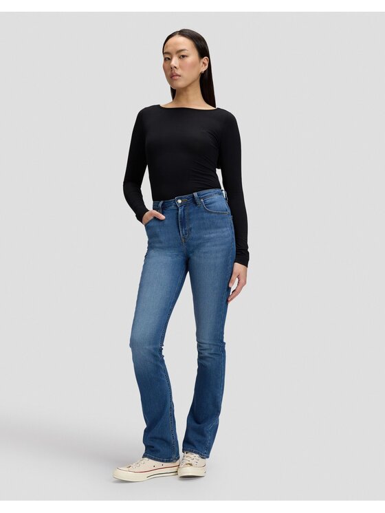 Lee Lee Jeansy BREESE BOOT Niebieski Bootcut Fit