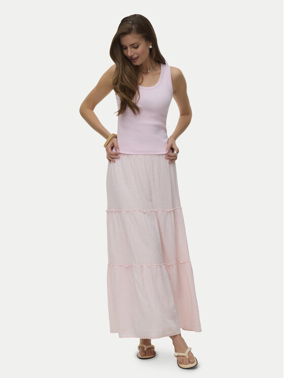 Vero Moda Vero Moda Marškinėliai Chole 10344951 Rožinė Regular Fit