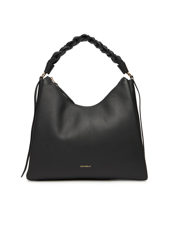 Coccinelle Torba BOHEME GRANA DOUBLE Czarny